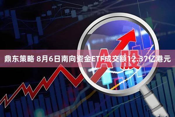 鼎东策略 8月6日南向资金ETF成交额12.37亿港元